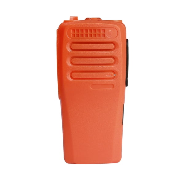 Orange 16 Channel Replacement Housing Case Compatible with CP200D with Buttons Channel PTT Button