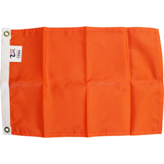 Orange - 2'x3' Solid Color Nylon Flag