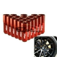 thumbnail image 1 of Orange 20 PCS M12X1.5 Lug Nuts Extended Tuner Aluminum Wheels Rims Cap WN02 Mi2KA, 1 of 7