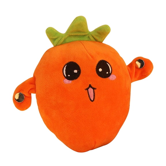 Orange 2026 Orange Fruit Sensor Beat Piano Plush Toy For Parent-Child Interactive Music Play 3Xaa