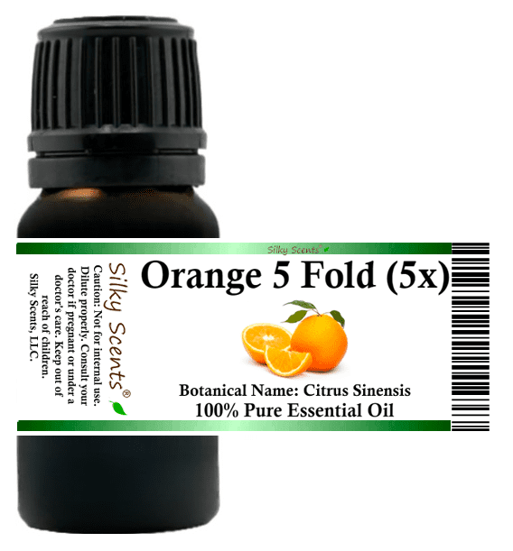 Orange 5 Fold Essential Oil 1 fl oz (30 ml) - 100% Pure and Natural by Silky Scents