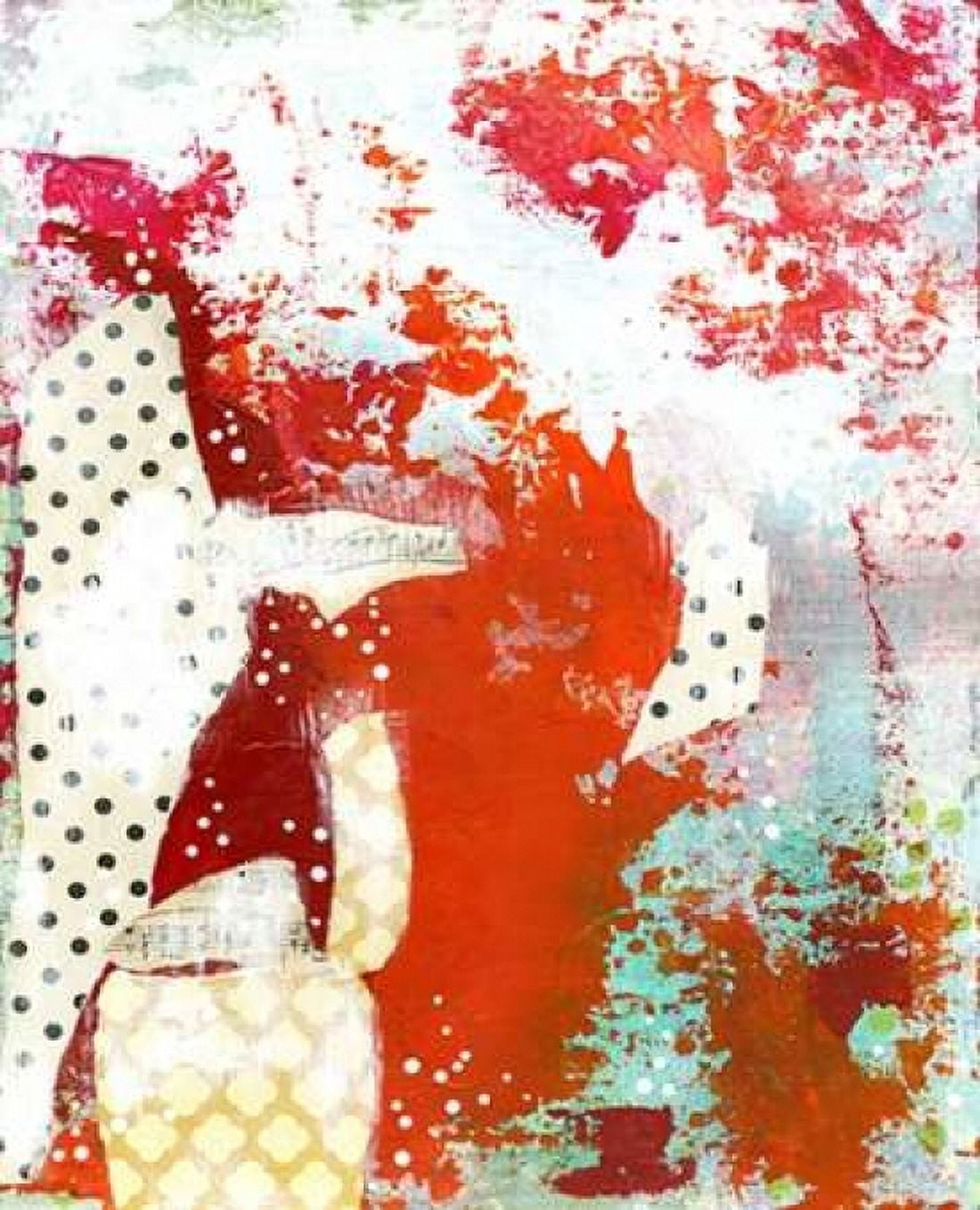 Orange Abstract Canvas Art - Sarah Ogren (20 x 24)