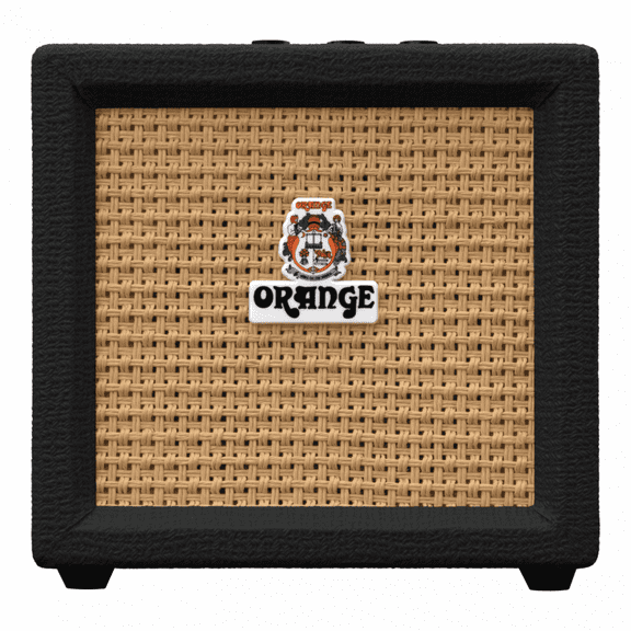 Orange Amplification Crush Mini 3-Watt Battery Powered Guitar Combo Amplifier (Black)