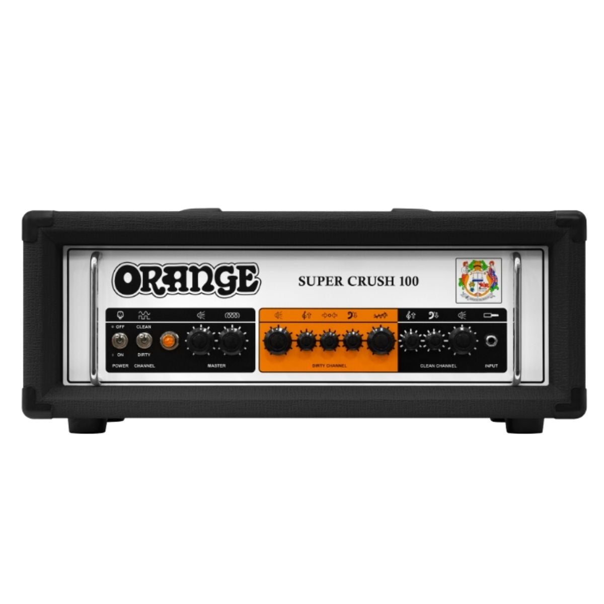 Orange Amplification Super Crush 100 Guitar Amplifier Head (Black)