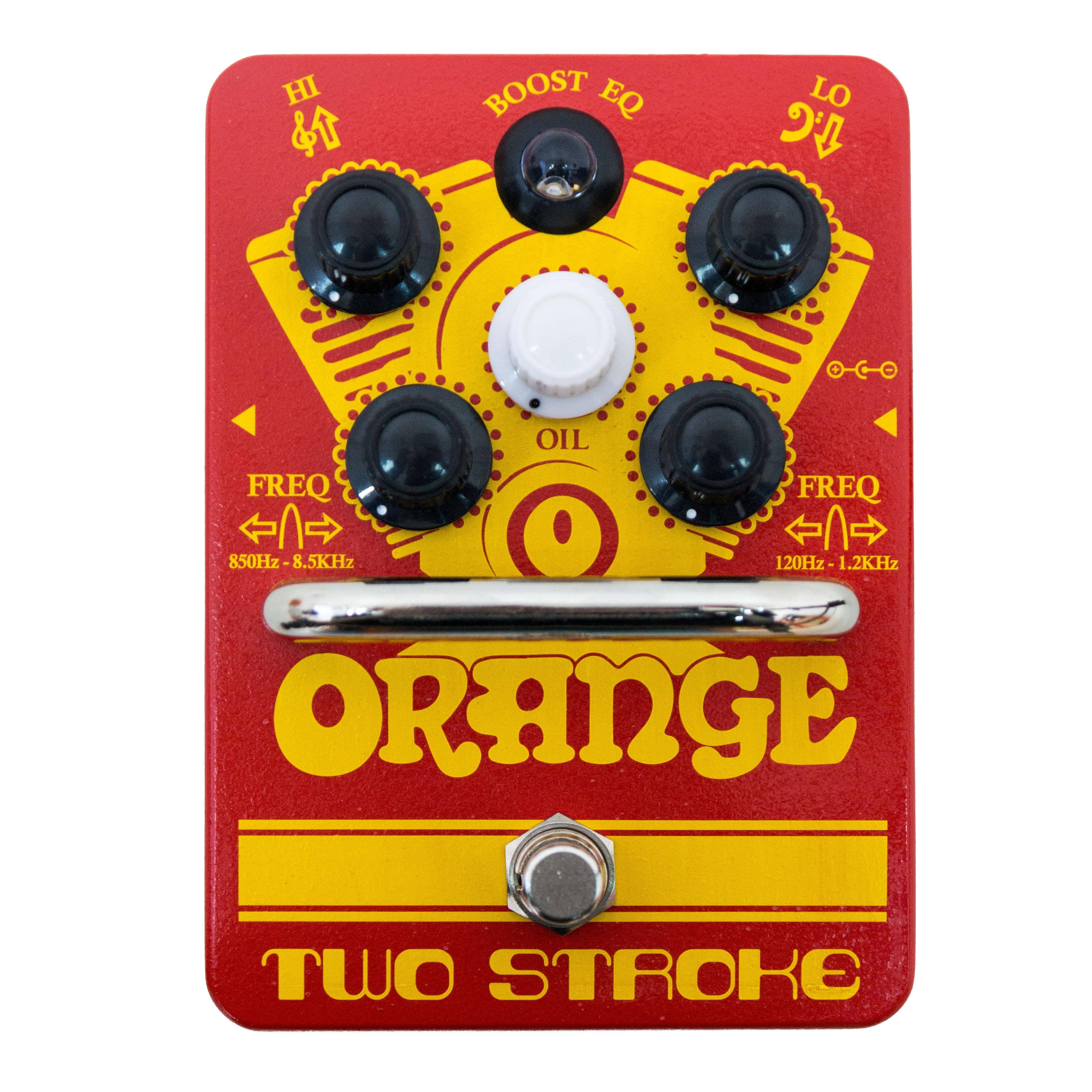 Orange Amplification Two Stroke Boost EQ Effect Pedal