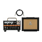 Orange Amps Micro Dark Terror 20W Amp Head with PPC112 60W 1x12 Black Cabinet