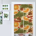 thumbnail image 1 of Orange And Spice Pinecones Christmas Door Curtain Nordic Living Room DoorCurtain Porch Partition Curtain Kitchen Rative Half Curtain, 1 of 4