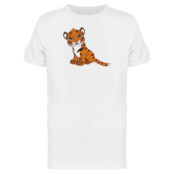 Orange Baby Tiger Tee Men's -Image by Shutterstock