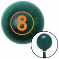 thumbnail image 1 of Orange Ball No.8 Green Metal Flake Shift Knob with M16 x 1.5 Insert Shifter Auto Brody, 1 of 1