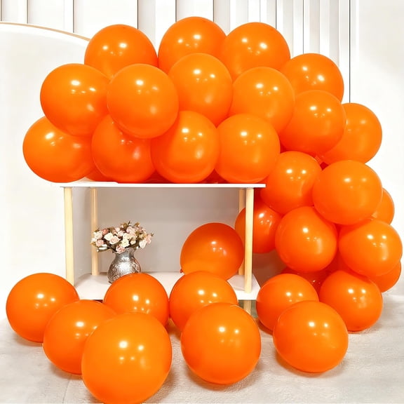 Orange Balloon Garland Arch Kit, Latex Party Decoration Balloons for Birthday, Wedding, Anniversary and Event Decor