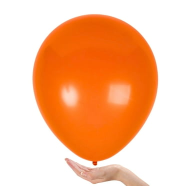 Orange Balloons - 18 Inch Latex Balloons - 2 Pack