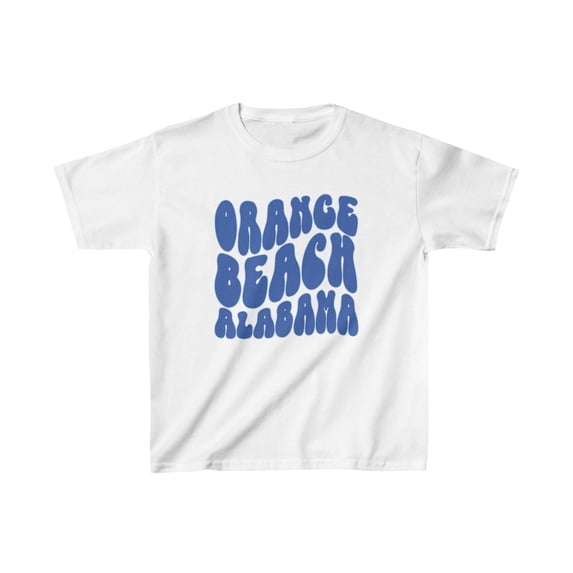 Orange Beach Alabama AL Kids Shirt Gifts Boys Girls Youth Tee Tshirt