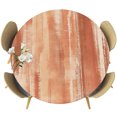 thumbnail image 1 of Orange Beige Ombre Round Tablecloth 36-44 Inch Round Fitted Table Cloth with Elastic Edge, Modern Abstract Art Oil Painting Waterproof Table Cover Protector for Outdoor Picnic Party Dining, 1 of 9