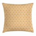 thumbnail image 1 of Orange and Beige Throw Pillow Cushion Cover, Artistic Pattern with Foliage of Deciduous Trees Autumn Season Forest, Decorative Square Accent Pillow Case, 24 X 24 Inches, Orange Beige, by Ambesonne, 1 of 2