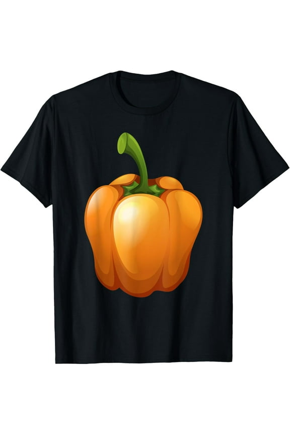 Orange Bell Pepper Love Vegetable Veggie Salad Costume T-Shirt