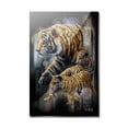 thumbnail image 1 of Orange Bengal Tigers Rectangle Acrylic Fridge Refrigerator Magnet, 1 of 5