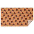 thumbnail image 1 of Orange Bigfoot and Grass Pattern Rectangle Tablecloth 60"x102",Waterproof Polyester Rectangle Table Cloth, Wipeable Spillproof Polyester Tablecloth for Dining, Camping, Indoor and Outdoor, 1 of 6