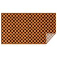 thumbnail image 1 of Orange and Black Checkered Pattern Rectangle Tablecloth 60"x102",Waterproof Polyester Rectangle Table Cloth, Wipeable Spillproof Polyester Tablecloth for Dining, Camping, Indoor and Outdoor, 1 of 6