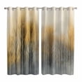 thumbnail image 1 of Orange Black Tree Kitchen Curtains 84 Inch Length, Modern Ombre Abstract Art Grommet Top Bedroom Living Room Curtains, Light Filtering Cafe Curtain Drapes 2 Panels Set 104''x84'', 1 of 9