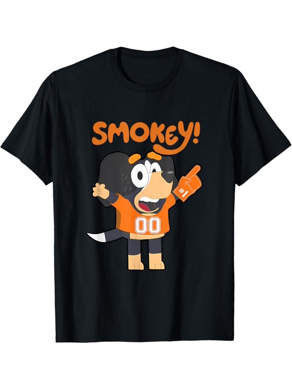 Orange Blooded Tennessee Hound Cartoon Cheer Up T-Shirt