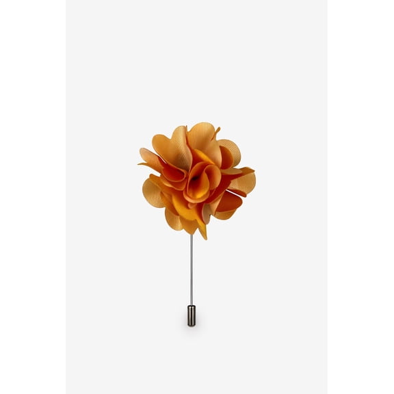 Orange Blossom Flower Lapel Pin