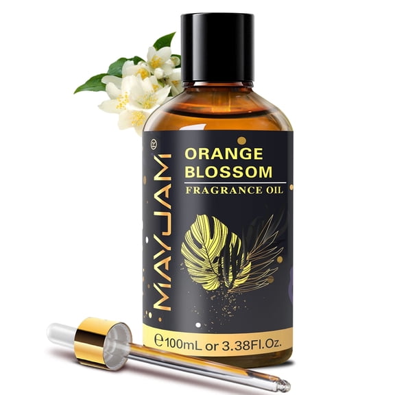 Orange Blossom Fragrance Oil, Premium Fragrance Oil, for Humidifier, DIY Candle & Soap Making Scent, Aromatherapy Diffuser Oils Set (100ML)