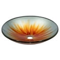 thumbnail image 1 of Orange Blossom Glass Vessel Sink, 1 of 14