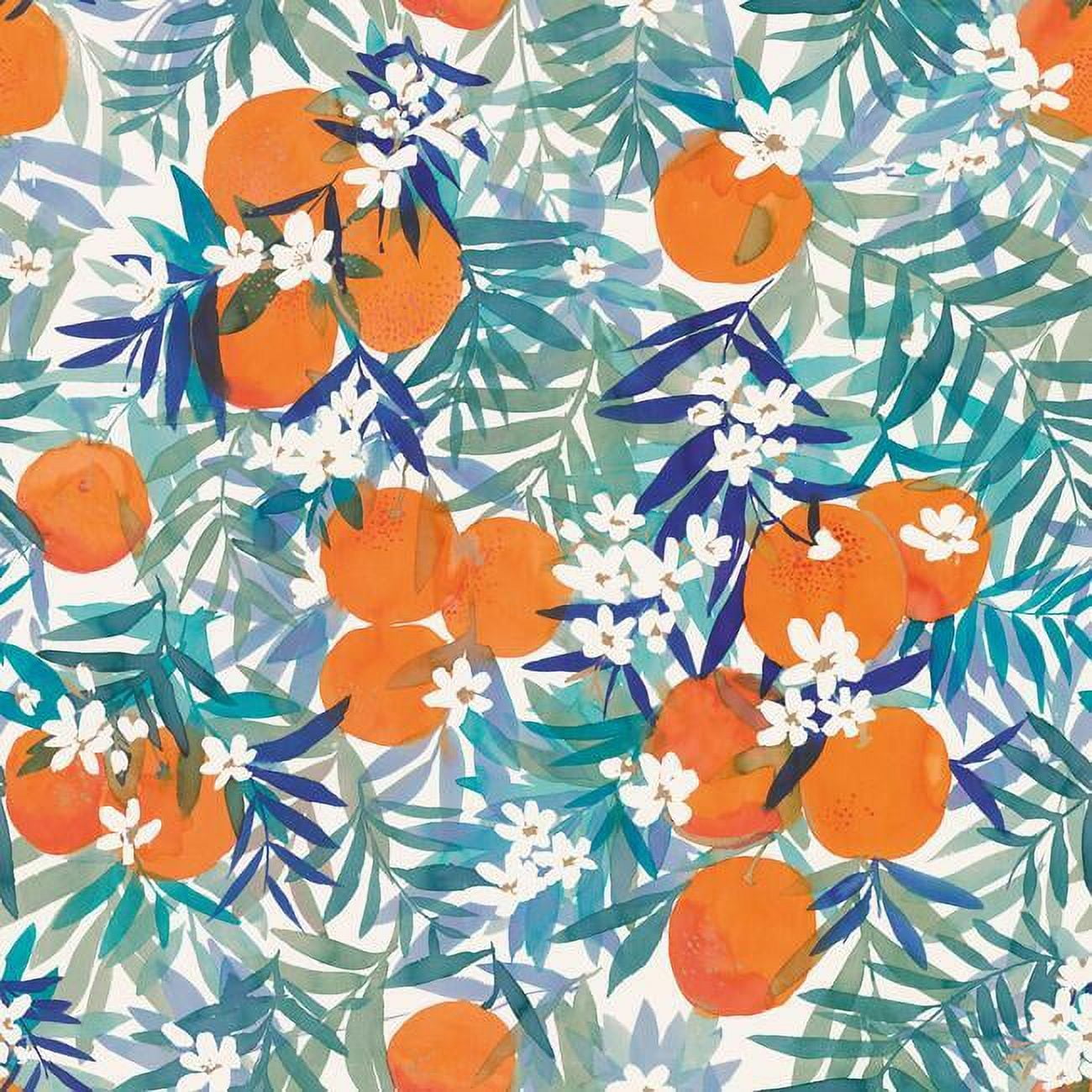 Orange Blossom Peel and Stick Wallpaper