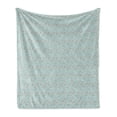 thumbnail image 1 of Orange and Blue Soft Flannel Fleece Throw Blanket, Hand-Drawn Creative Herringbone Pattern Sketchy Illustration, Cozy Plush for Indoor and Outdoor Use, 70" x 90", Burnt Orange Pale Blue, by Ambesonne, 1 of 5