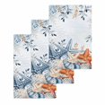 thumbnail image 1 of Orange Blue Starfish Coastal Kitchen Dish Towels for Drying Dishes Set of 3, Summer Beach Eucalyptus Waffle Weave Microfiber Hand Tea Bathroom Towels Quick Dry & Absorbent Towel 15.7x23.6, 1 of 7