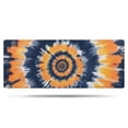 thumbnail image 1 of Orange Blue Tie Dye Mandala Pattern Bathroom Rugs Mat,Non Slip Microfiber Bathroom Rug,Rubber Backing,Soft Bathroom Mats for Bathroom Floor,Tub and Shower,60x24in(150x60cm), 1 of 5