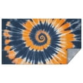 thumbnail image 1 of Orange Blue Tie Dye Mandala Pattern Rectangle Tablecloth 60"x102",Waterproof Polyester Rectangle Table Cloth, Wipeable Spillproof Polyester Tablecloth for Dining, Camping, Indoor and Outdoor, 1 of 6
