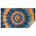 thumbnail image 1 of Orange Blue Tie Dye Mandala Pattern Rectangle Tablecloth 60"x102",Waterproof Polyester Rectangle Table Cloth, Wipeable Spillproof Polyester Tablecloth for Dining, Camping, Indoor and Outdoor, 1 of 4