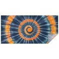 thumbnail image 1 of Orange Blue Tie Dye Mandala Pattern Rectangle Tablecloth 60"x120",Waterproof Polyester Rectangle Table Cloth, Wipeable Spillproof Polyester Tablecloth for Dining, Camping, Indoor and Outdoor, 1 of 5
