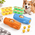 Orange & Blue Tree Stump 2 Pack Interactive Dog for Aggressive Chewers ...