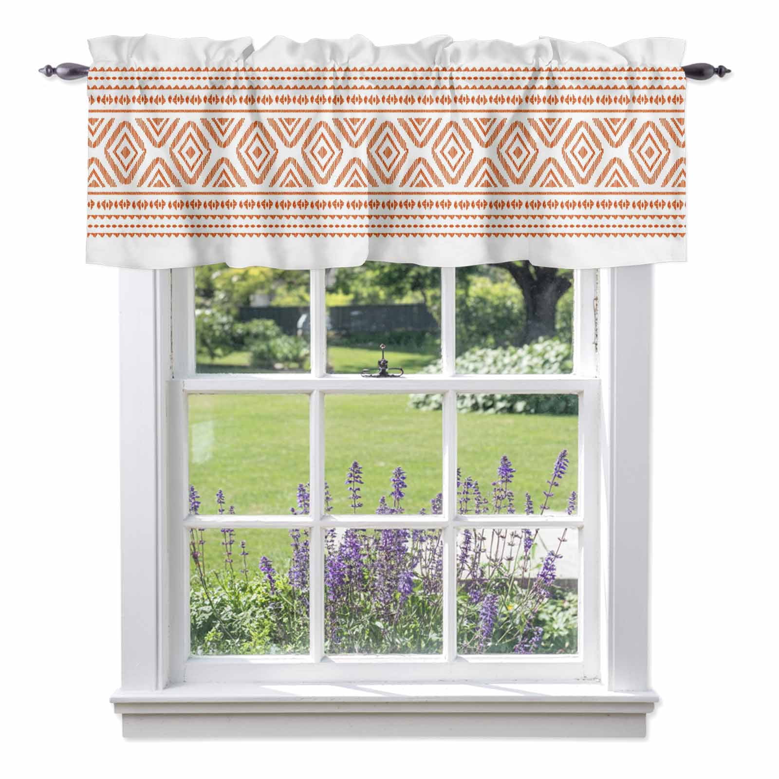 Retro Floral Curtains - Vintage Botanical Farmhouse Plant Green Leaves Fritillary Flower Pattern | Rod Pocket Drapes 42x84in, 2 Panels