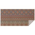 thumbnail image 1 of Orange Boho Ethnic Paisley Pattern Rectangle Tablecloth 60"x120",Waterproof Polyester Rectangle Table Cloth, Wipeable Spillproof Polyester Tablecloth for Dining, Camping, Indoor and Outdoor, 1 of 6