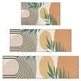thumbnail image 1 of Orange Boho Geometric and Plant Pattern Kitchen Rugs Sets Of 3,Kitchen Runner Rugs Non Skid Washable,Decorative Kitchen Floor Mats for Kitchen,Sink,Laundry,17"x30"+ 17"x47" + 17"x59", 1 of 6
