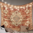 thumbnail image 1 of Orange Boho Tapestry for Bedroom Wall Hanging Tapestry, Geometric Antique Tribal Retro Ethnic Ceiling Backdrop Tapestries Poster Blanket Wall Decor for Teens Room Living Room Dorm 51" x 59", 1 of 8