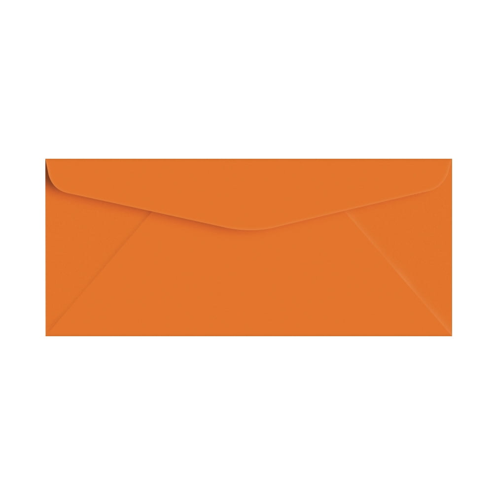 Orange Bright Color #10 Envelopes - Great for Mailing Letters, Business Memos, Invitations, Invoices, Bills | 4 1/8" x 9 1/2" | 500 Envelopes