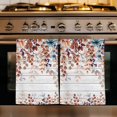 thumbnail image 1 of Orange Brown Eucalyptus Leaves Kitchen Towels Set of 1, Botanical Farm Rustic Wood Absorbent Dish Towels for Kitchen, Microfiber Hand Towel, Quick Drying Tea Towel for Cleaning Decorative Dishcloths, 1 of 7