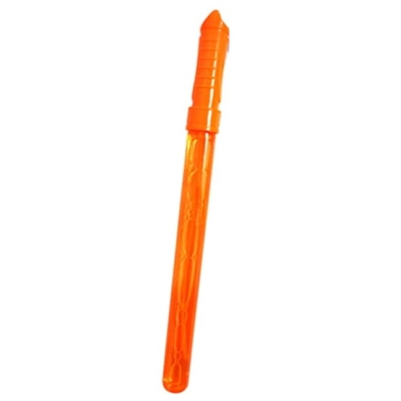 Orange Bubble Wand 14 inch with Handle.