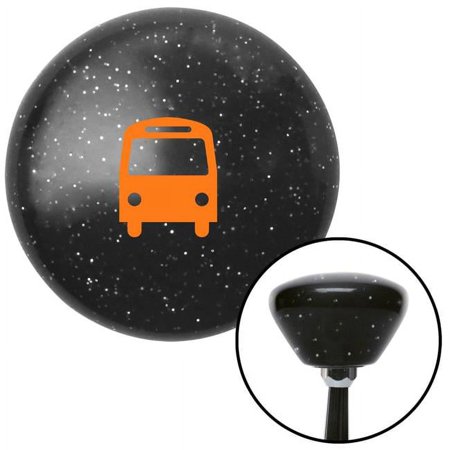 Orange Bus Black Retro Metal Flake Shift Knob with M16 x 1.5 Insert Shifter Auto Brody