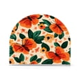 thumbnail image 1 of Orange Butterflies and Flowers Thick U Shape Acrylic Napkin Holder Non Slip Space Saving for Kitchen, 1 of 9