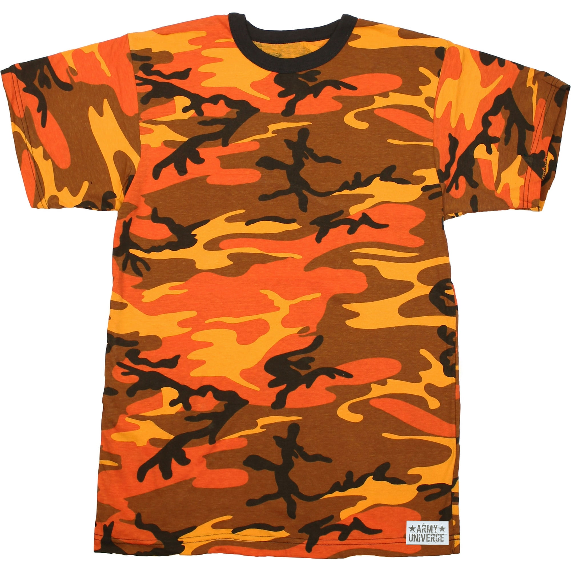  Army Universe Woodland Camouflage Short Sleeve T-Shirt