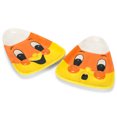 thumbnail image 1 of Orange Candy Corn Face 8 x 6.25 Dolomite Decorative Serving Platter Plate Set 2, 1 of 1