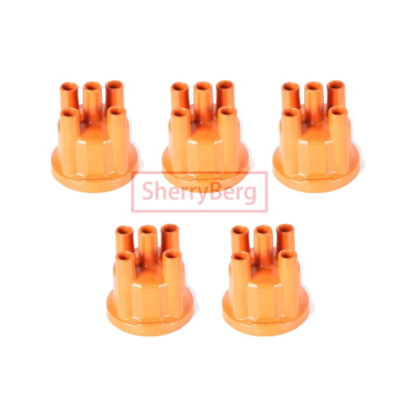 Orange-Caps for VW BUG, For BOSwivel, Several Models, Distributor 009 JFU4 JRU4 034 005, 9435,03010, 5 Pieces