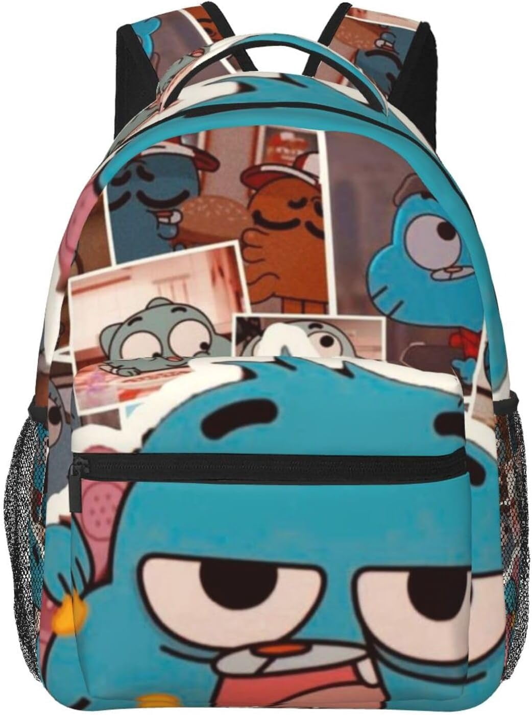 Orange Cartoon Backpack The Amazing Anime World Of Gumball Backpack ...