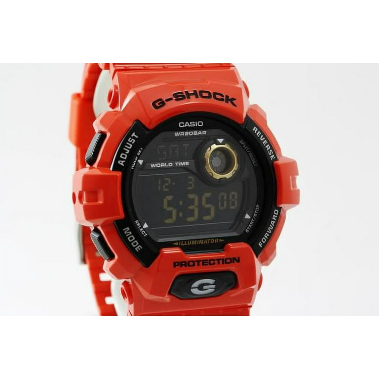 Orange Casio G Shock World Time Digital Sport Watch G8900A 4
