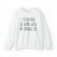 thumbnail image 1 of Orange Cat Mom Mothers Day Sweatshirt, Gifts, Crewneck, 1 of 4